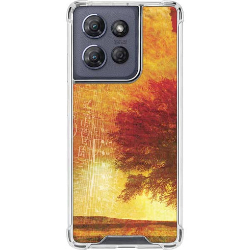 Falling Notes Moto G Play 5G (2025) Clear Case